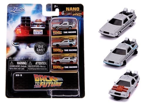 Back to the Future 3-Pack Nano Hollywood Rides - Jada 1.65 po - 31583