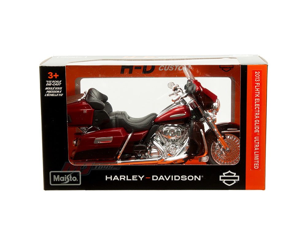 Maisto 1:12 2013 FLHTK Electra Glide Ultra Limited – Harley-Davidson Custom Motorcycles – 32323-maisto
