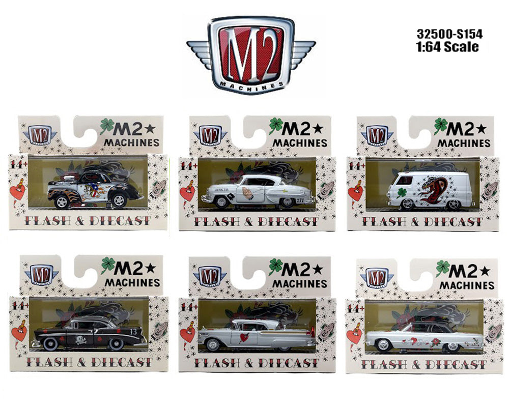 M2 Machines 1:64 Auto-Thentics Release S154 Assortiment 32500-S154