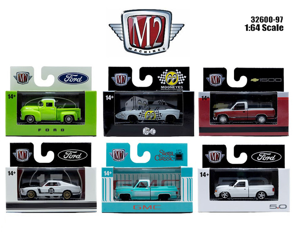 M2 Machines 1:64 Detroit-Muscle Release 97 Assortiment 32600-97