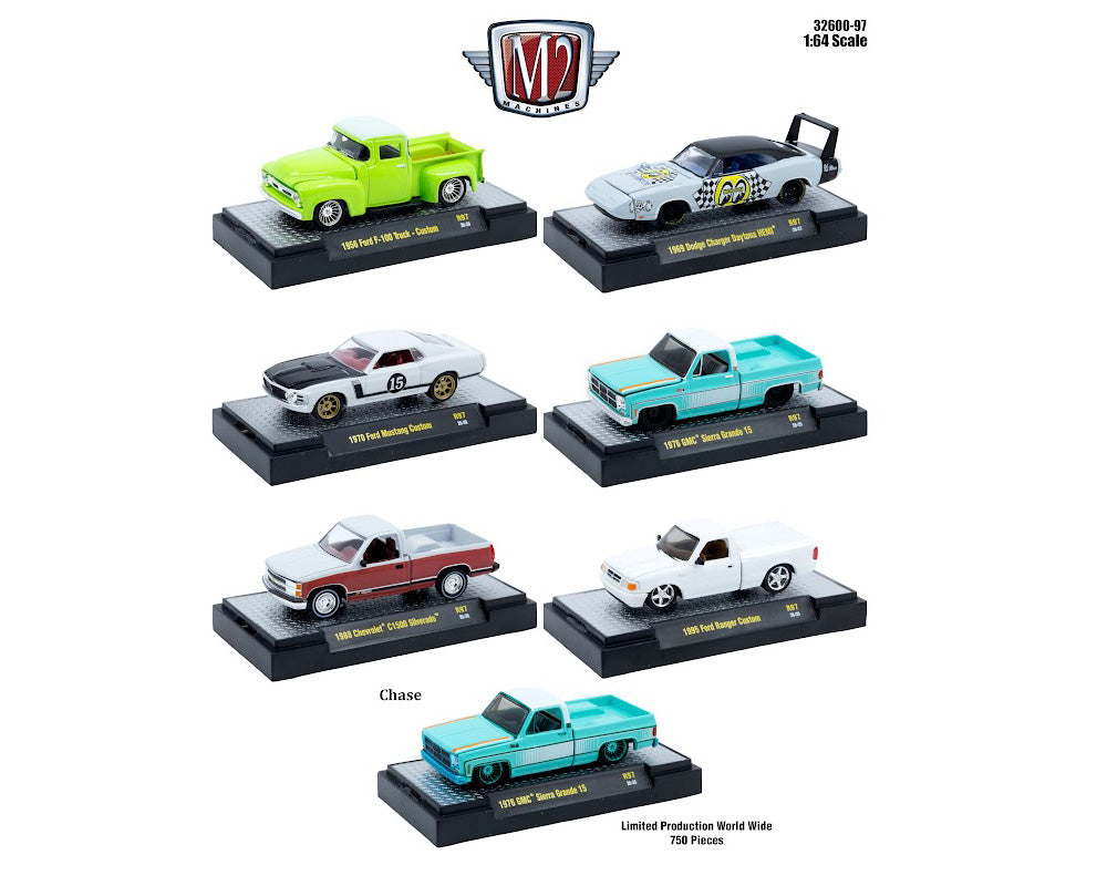 M2 Machines 1:64 Detroit-Muscle Release 97 Assortiment 32600-97