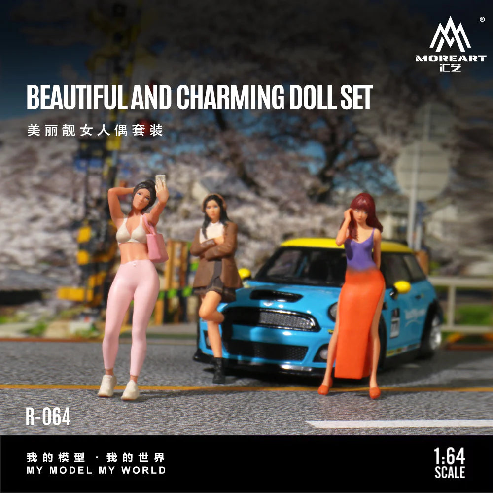 MoreArt 1:64 Diorama ensemble de figurines Beautiful and Charming – MO223064