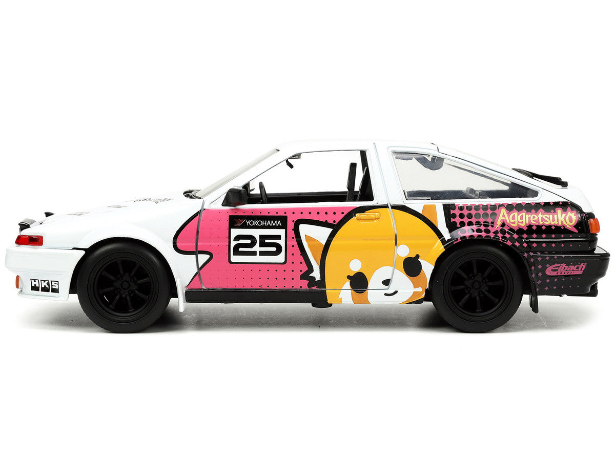 1986 Toyota Trueno with Aggretsuko Figure