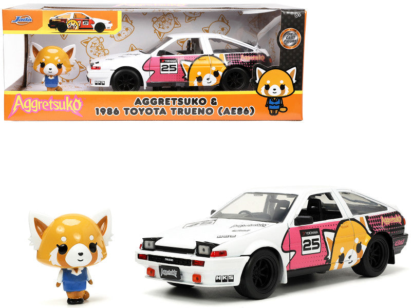 1986 Toyota Trueno with Aggretsuko Figure
