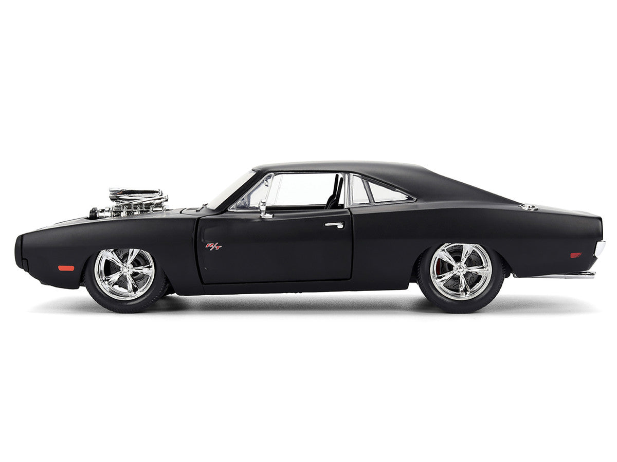 1970 Dodge Charger R/T Matt Black "Fast & Furious" (2009) Movie "Fast & Furious"