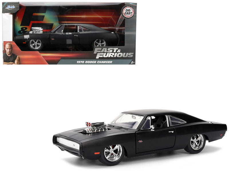 1970 Dodge Charger R/T Matt Black "Fast & Furious" (2009) Movie "Fast & Furious"
