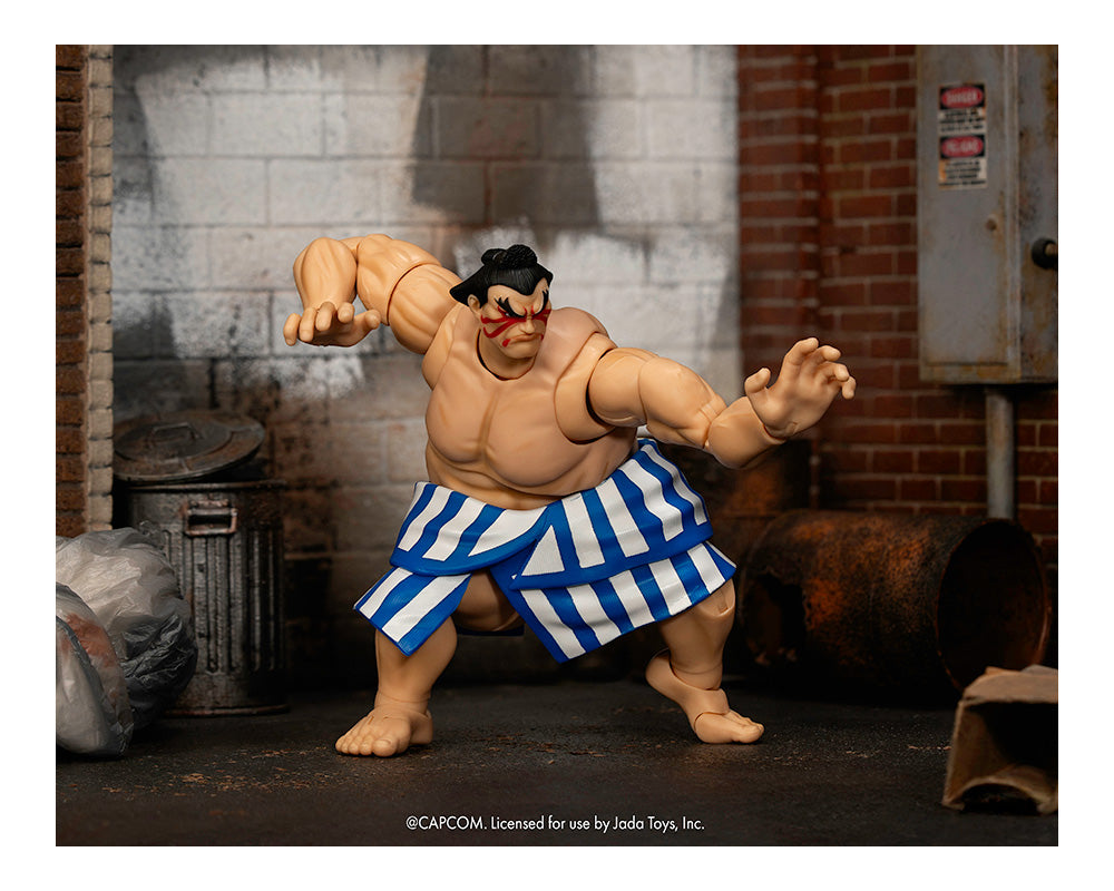 Jada Action Figure 6″ Street Fighter 2 Deluxe The Final Challengers E. Honda