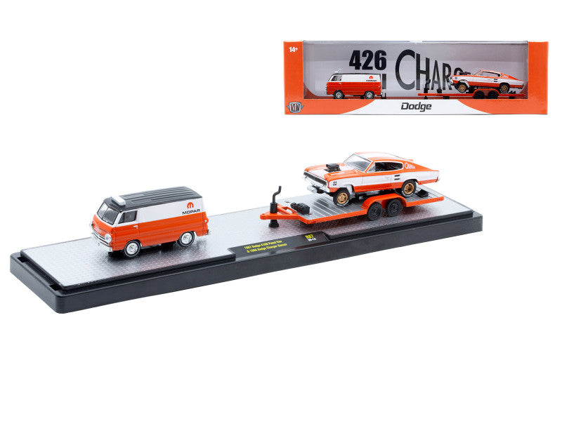 1967 Dodge A100 Panel Van and 1966 Dodge Charger Gasser (M2 Machines-Auto-Haulers Release 87)