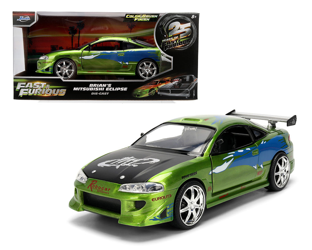 Brian’s Mitsubishi Eclipse – Green Color Brush Finish- Fast & Furious 25 Year Anniversary