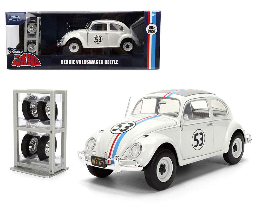 Volkswagen Beetle No.53 Herbie-The Love Bug (1968) Movie W/Extra Wheels