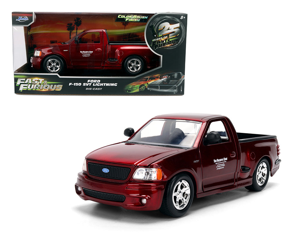 Ford F-150 SVT Lightning Pickup Truck couleur rouge finition brossée - Fast & Furious 25 Years