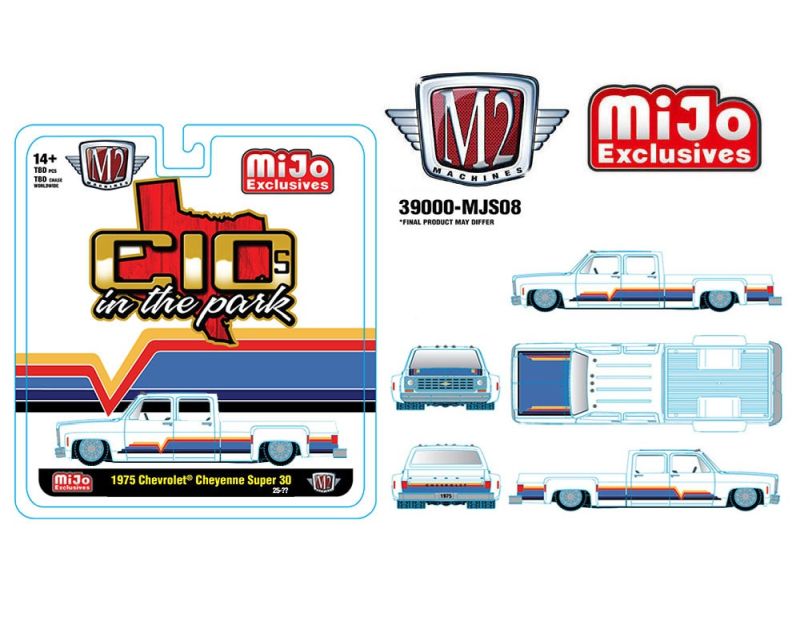(PRE-0RDER 2025) 1975 Chevrolet Cheyenne Super 30 Dually (M2 Machines 39000-MJS08)