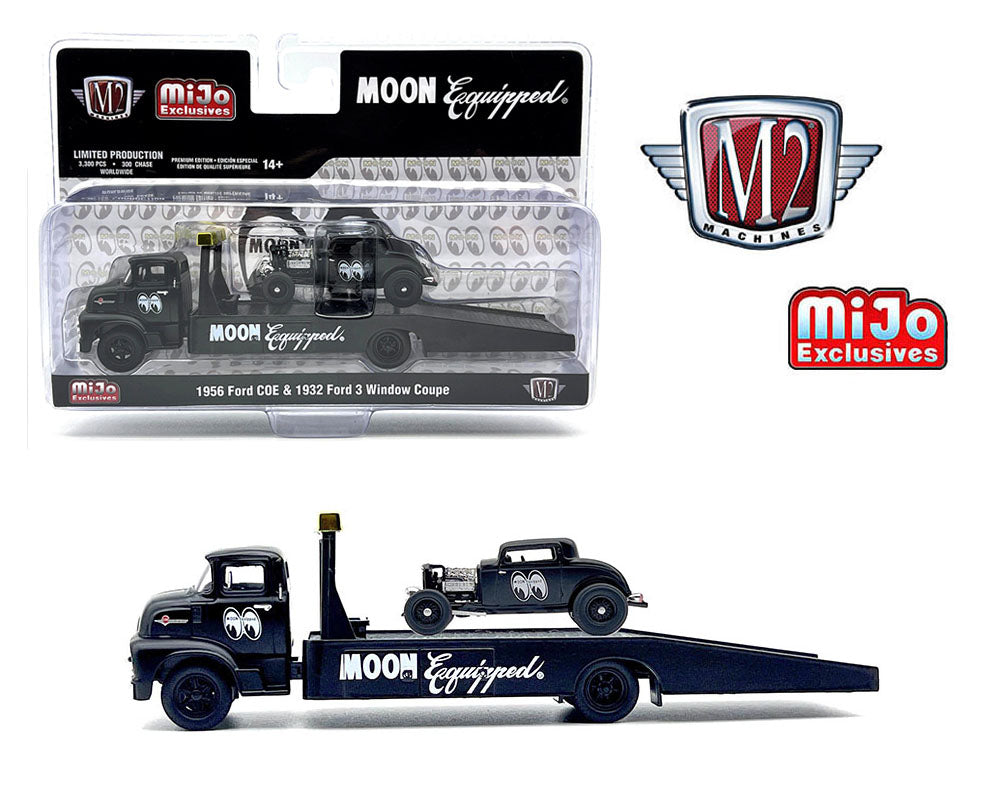 Auto-Haulers 1956 Ford COE & 1932 Ford 3 Window Coupe "Mooneyes"