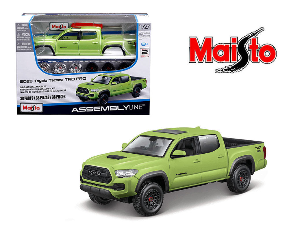 Maisto Assembly Line 1:27 Toyota Tacoma TRD Pro 2023 – Model Kit 39539GRN-maisto