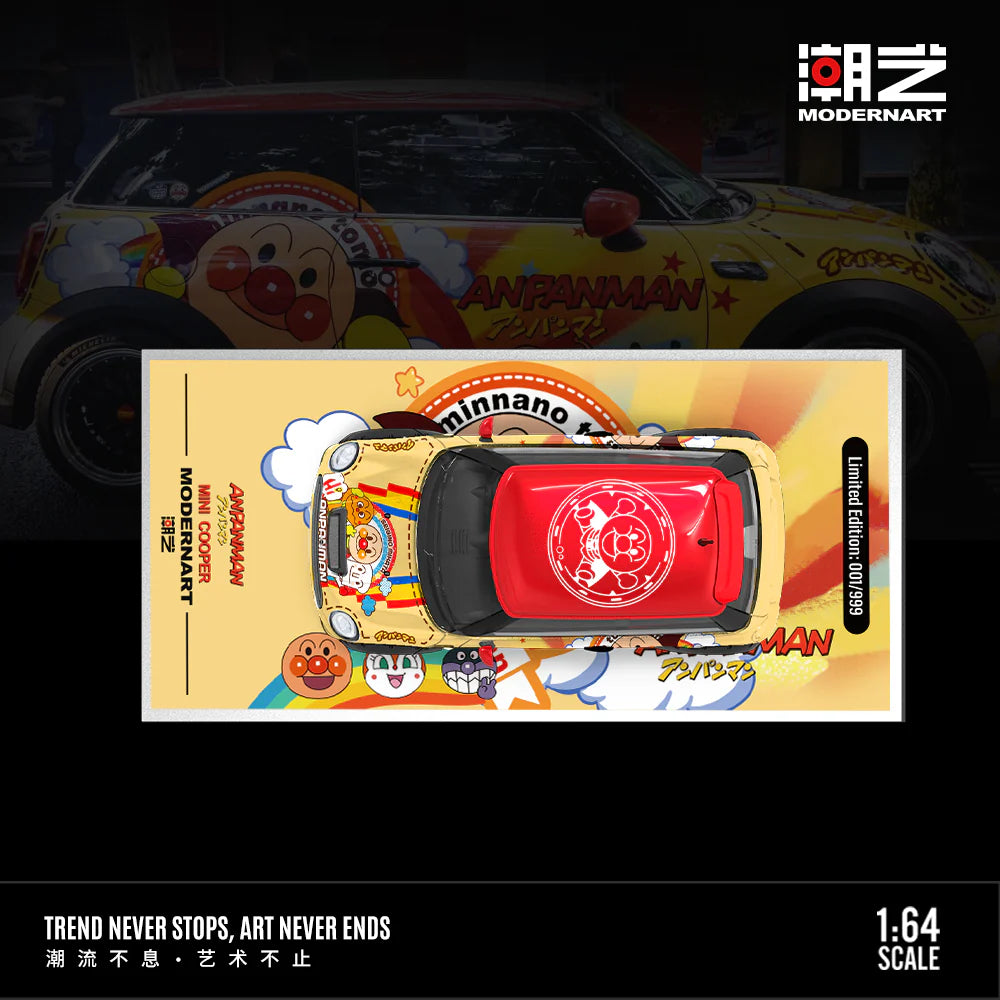ModernArt 1:64-BMW Mini Cooper ANPANMAN MD643643