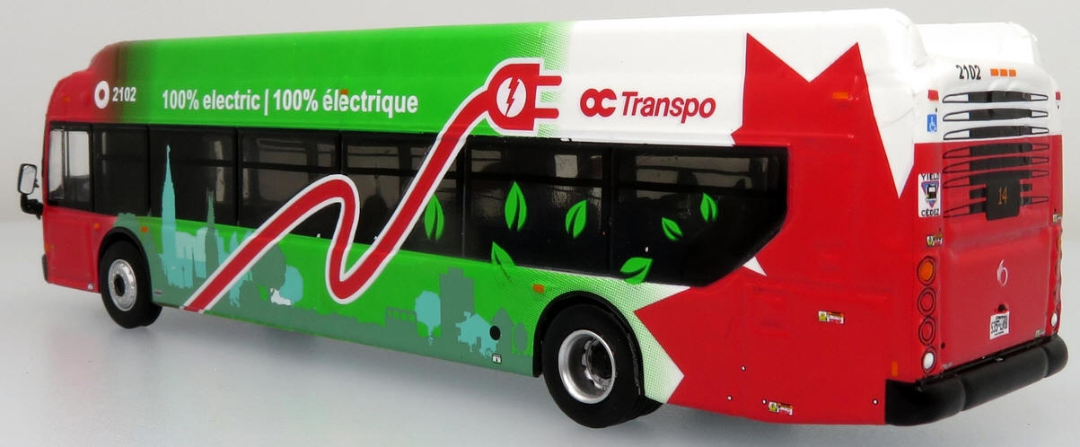 NFI Xcelsior Charge NG Transit Bus: Ottawa OC Transpo-Destination 14 St-Laurent