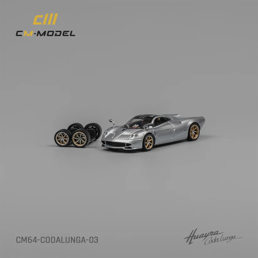 CM MODEL-Pagani Codalunga (Metallic Silver) CM64-CODALUNGA-03