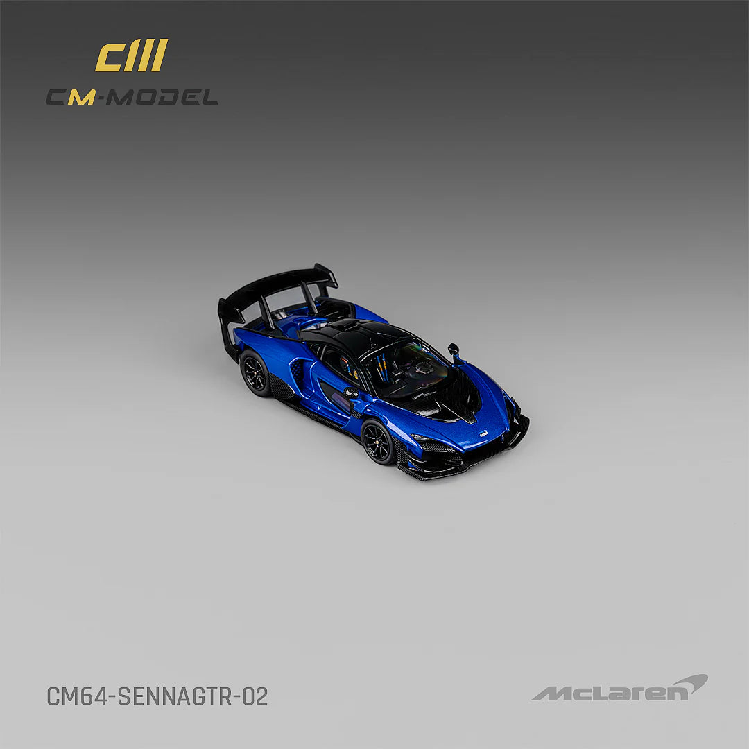 CM MODEL-McLaren Senna GTR- (Metallic Blue) CM64-SENNAGTR-02