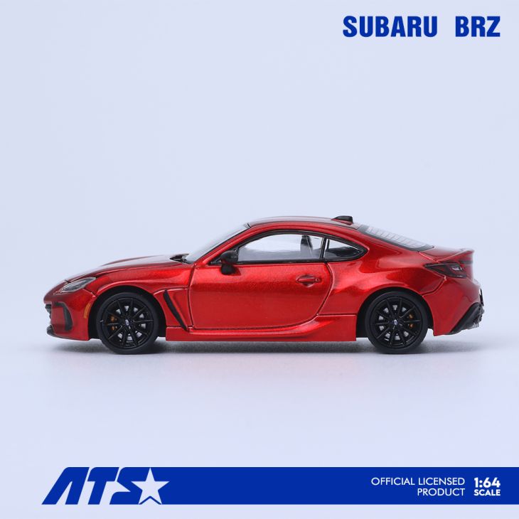 Subaru BRZ Metallic Red ATS Model 1:64 ATS880403