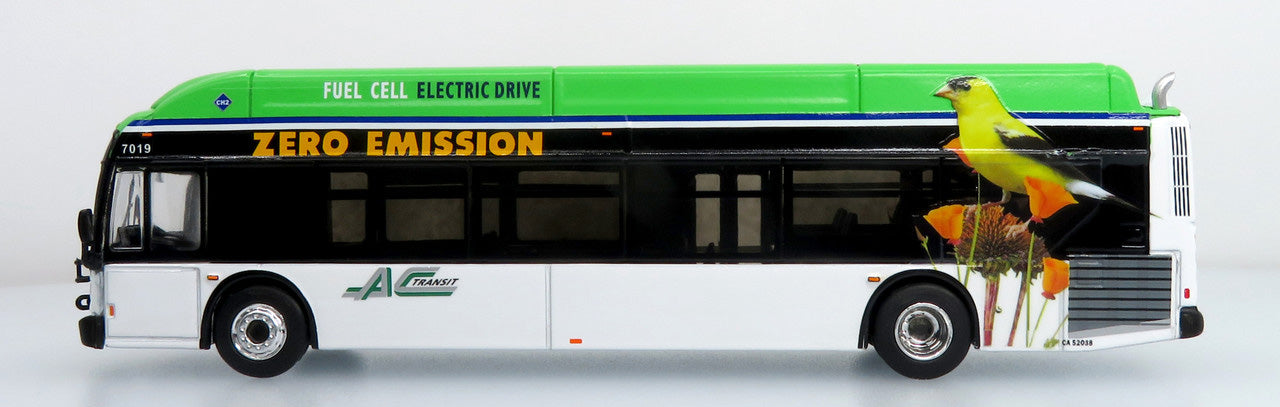 New Flyer Xcelsior Charge NG Electric Bus, A/C Transit-San Francisco California 1/87