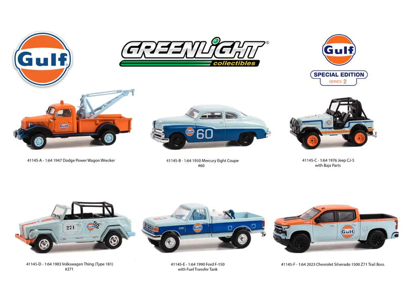 Ensemble 1/64 Set Gulf Oil Edition series 2