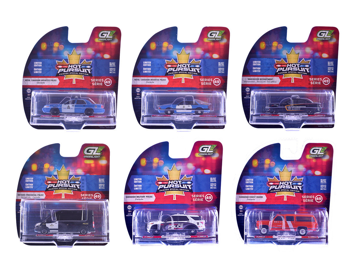 Ensemble Greenlight Set-Hot Pursuit Series - Canada Special Edition Assortment