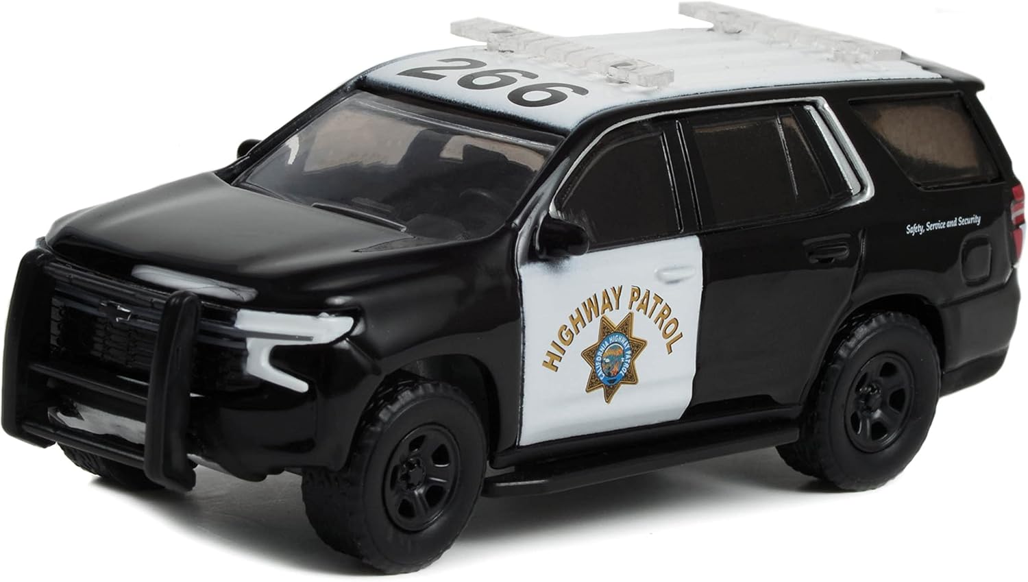 2021 Chevy Tahoe Police Pursuit Vehicle (PPV) Black & White California Highway Patrol
