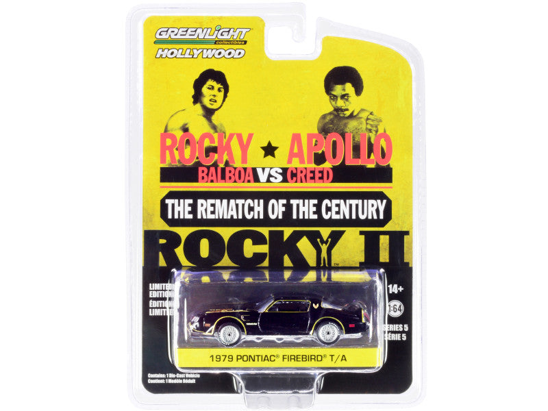 1979 Pontiac Firebird Trans Am T/A Black with Hood Bird "Rocky II" (1979) GL44650-C