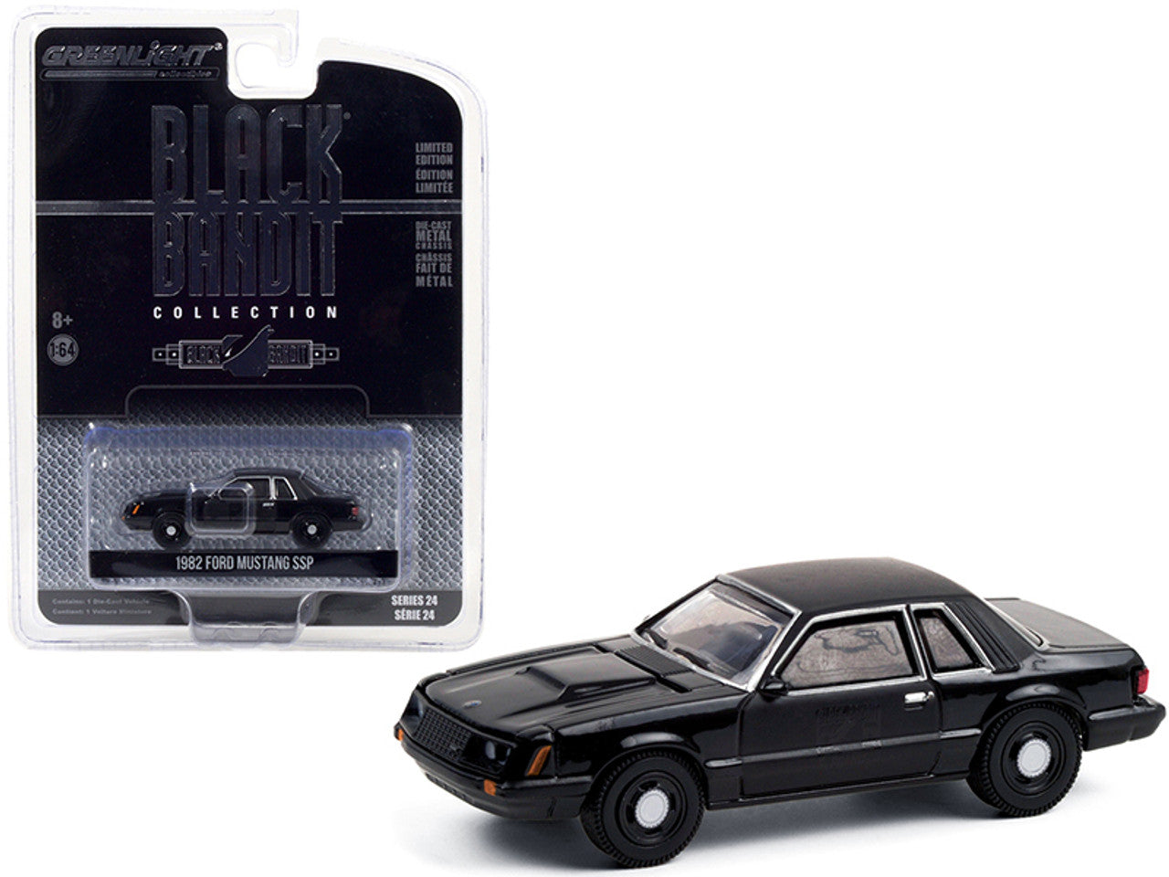 1982 Ford Mustang SSP - Black Bandit Police
