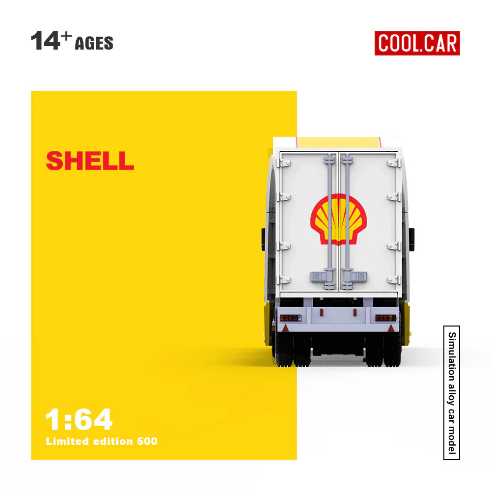 CoolCar 1/64 - Freightliner Container Truck- SHELL CC800112