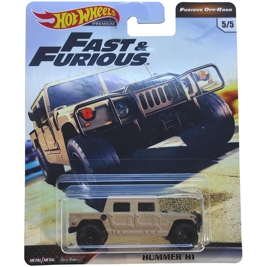 HOT WHEELS REAL RIDERS FAST & FURIOUS OFF ROAD HUMMER H1 PICKUP 5/5