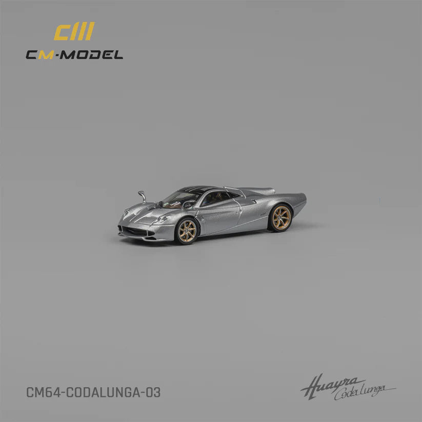 CM MODEL-Pagani Codalunga (Metallic Silver) CM64-CODALUNGA-03
