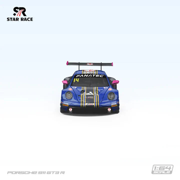 Porsche 911 GT3 R No.14 GT6 Racing Blue/Black 1:64 – Star Race SR64038
