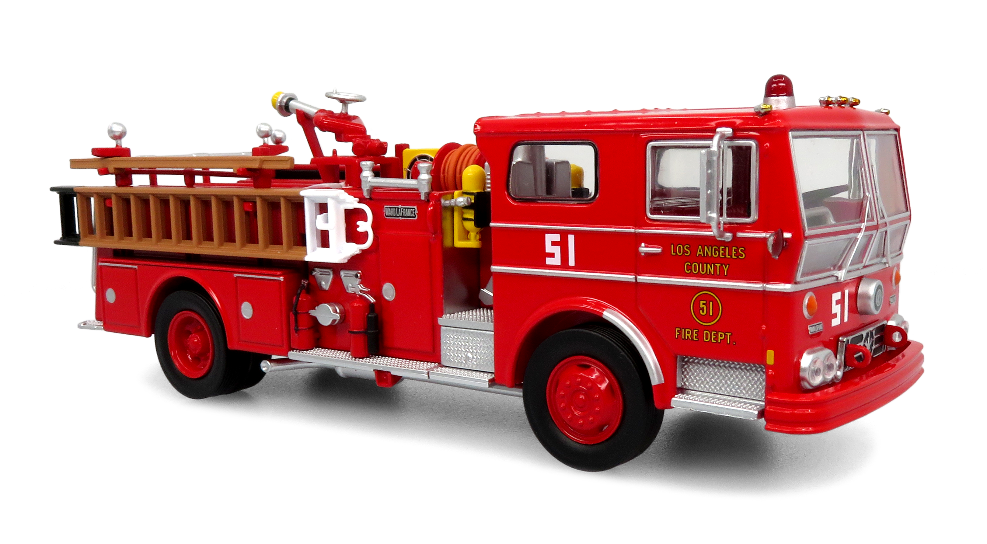 Ward LaFrance Ambassador P80-Fire Engine: LACOFD-Engine 51 (Fire Truck) (Échelle-Scale 1:50)