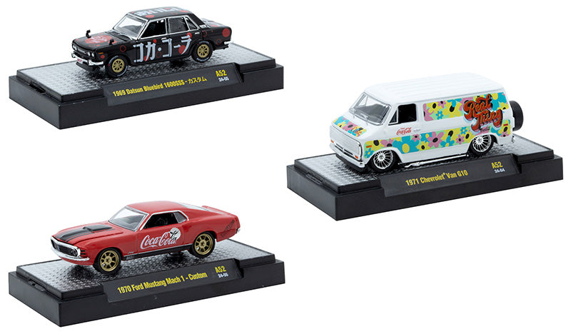 M2 Machines 1:64 Coca-Cola 2024 Release A52 Assortment