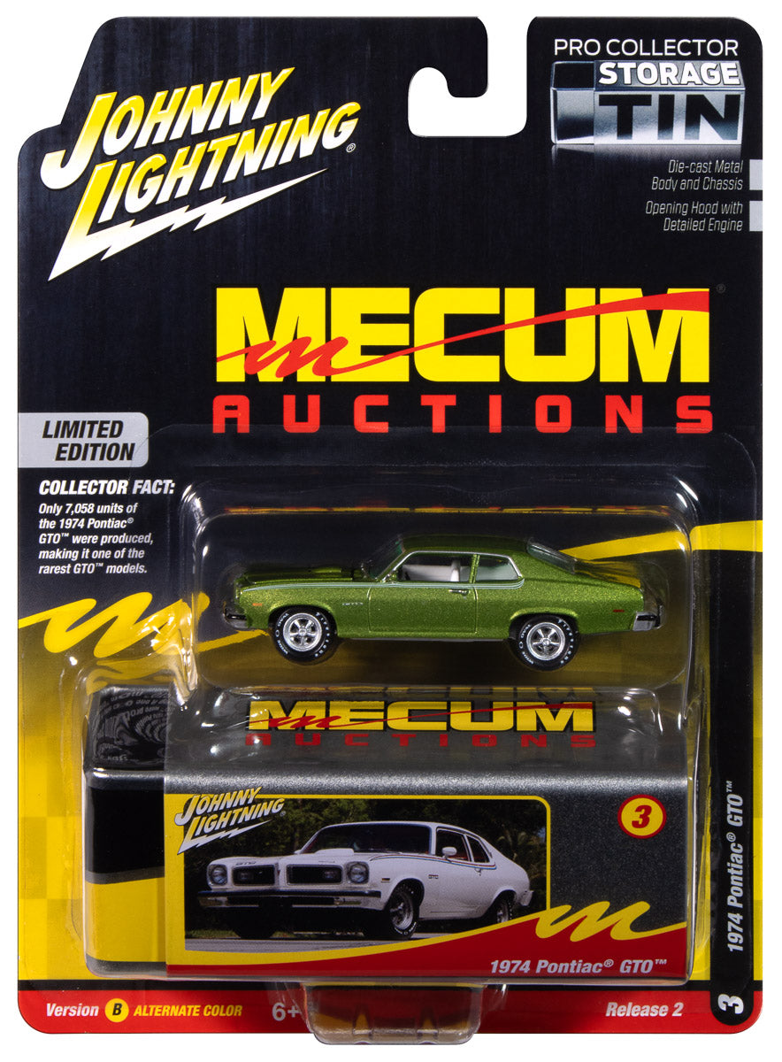 1974 Pontiac GTO Mecum Auctions in Limefire Green with Green Stripe (1 par client- 1 per customer)