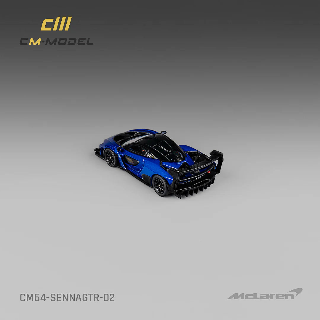CM MODEL-McLaren Senna GTR- (Metallic Blue) CM64-SENNAGTR-02