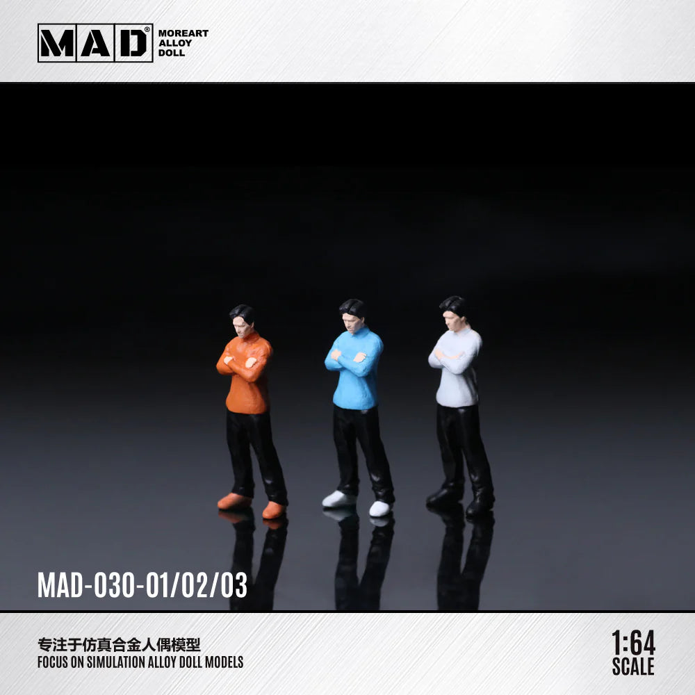 MoreArt 1/64 - Man Blue - Homme Bleu - MAD030-3