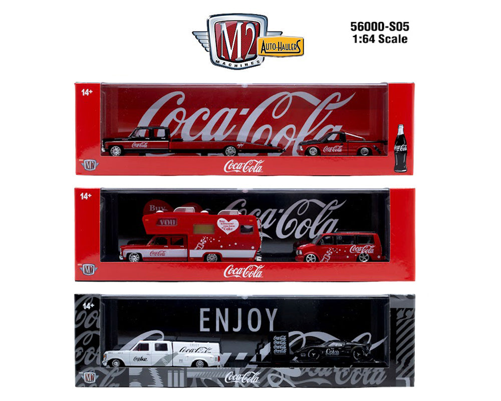 (PRE-ORDER 2026) M2 Machines-Auto-Haulers Coca-Cola Release S05 (3-Piece Set) 56000-S05