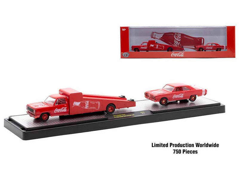 CHASE CARS-1974 Dodge Ramp Truck & 1969 Dodge Dart Swinger 340 "Coca-Cola"
