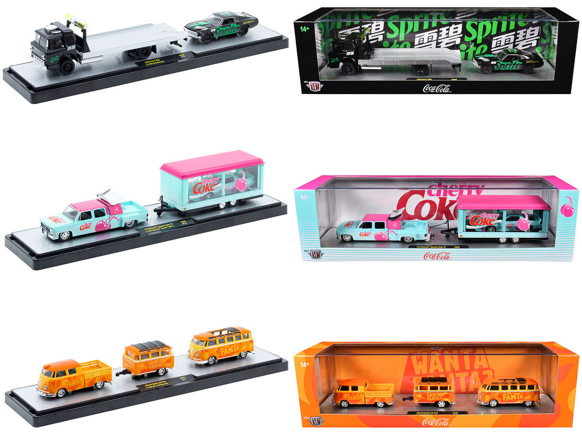 M2 Machines-Auto-Haulers Coca-Cola Release TW40 - 3-Piece Set (56000-TW40)