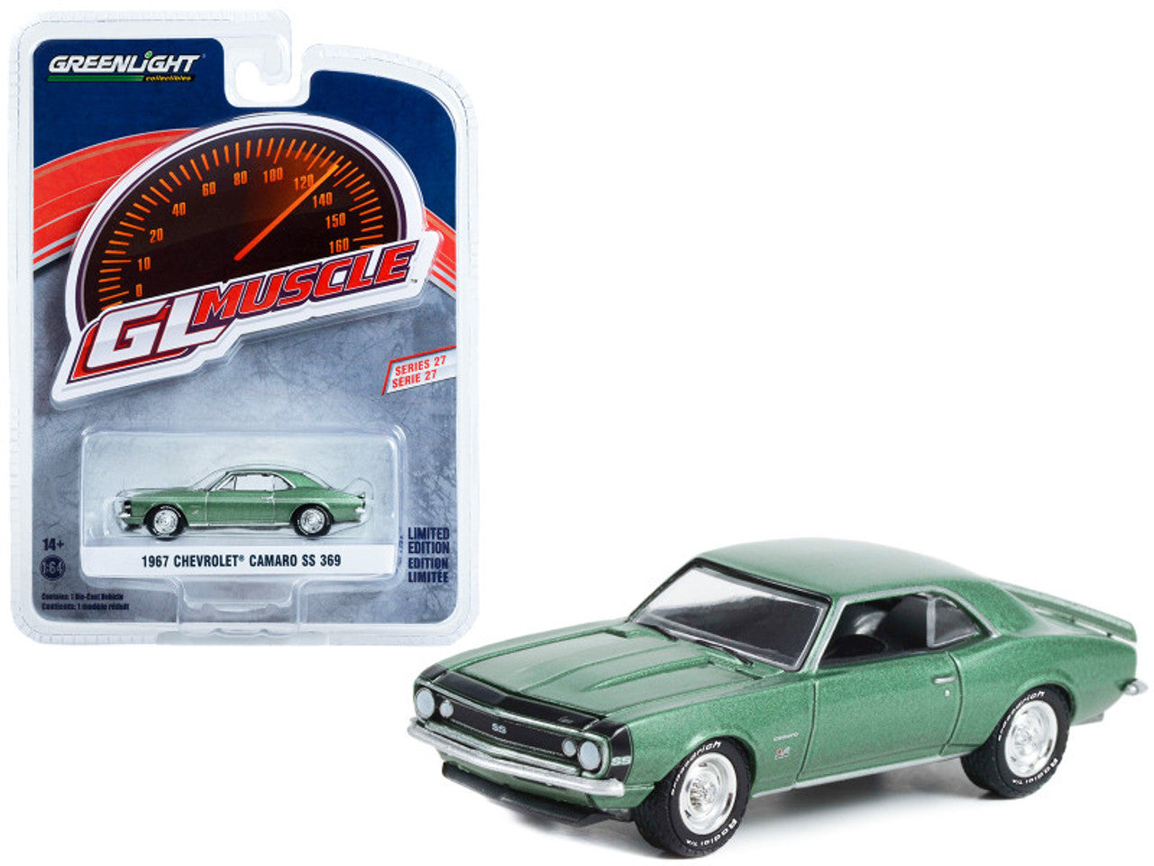 1967 Chevrolet Camaro SS 369 Mountain Green Metallic