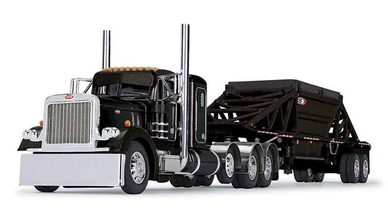 Peterbilt Model 379 with 36" Flat Top Sleeper and Manac Bottom Dump Trailer
