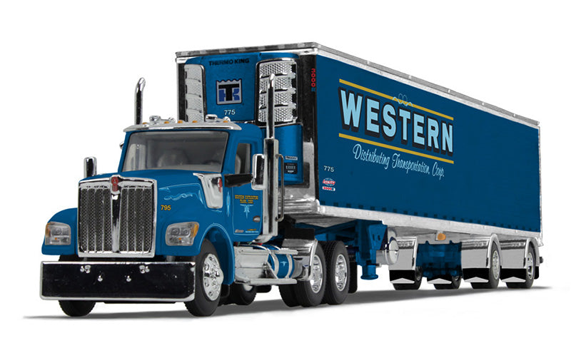 Western Distributing - Kenworth W990 Day Cab and 53" Utility Trailer with Reefer