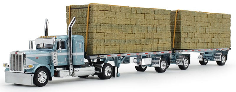 Peterbilt Model 389 Semi Truck with 36" Flat Top Sleeper with 28.5&