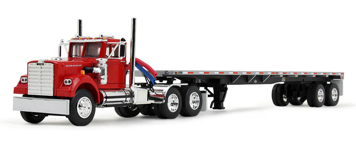 White Western Star Day Cab with 48&