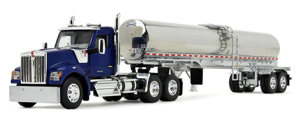 Kenworth W990 Day Cab with Walker Food Grade Tanker Trailer (Viper Blue)