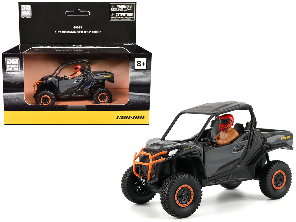 DIECAST MASTERS 1/32-Can-Am Commander XT-P 1000R (Gray and Orange) 60029