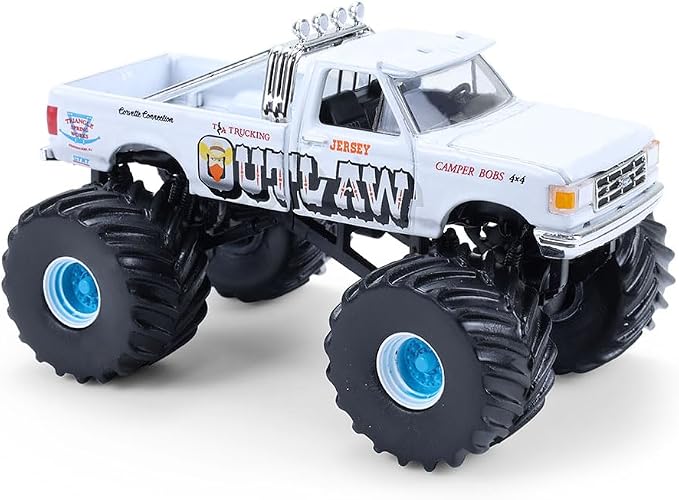 GreenLight 1:64 Kings of Crunch Série 16 – Jersey Outlaw – Ford F-150 1988 – Édition limitée GL49160-C