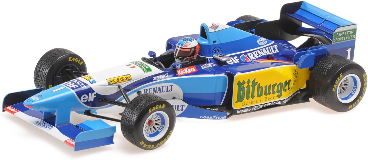 BENETTON - F1 B195 TEAM MILD SEVEN RENAULT N 1 WORLD CHAMPION WINNER JAPAN GP WITH RAIN TYRES MICHAEL SCHUMACHER 1995